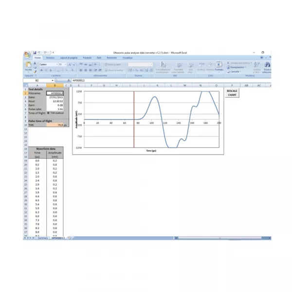 Ultrasonic Pulse Analyzer